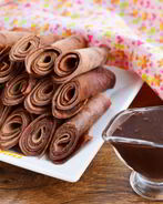 Вкусные шоколадные блины