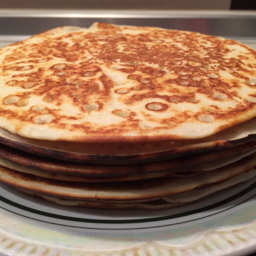 Воздушные тонкие блины на молоке