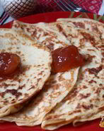 Заварные блины на кефире