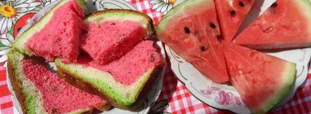 булочка-сюрприз хочу арбуз. Шаг 12