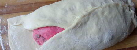 булочка-сюрприз хочу арбуз. Шаг 7