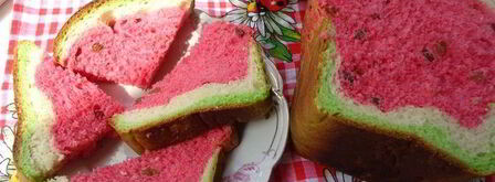 булочка-сюрприз хочу арбуз. Шаг 11