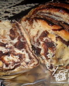 Булочки Brioche filled with chocolate ganache