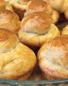 Булочки Бриошь на закваске