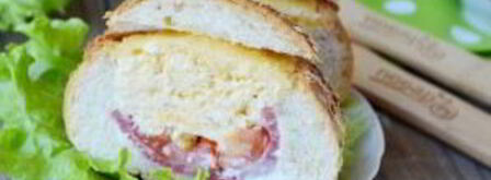 булочки, фаршированные омлетом, на завтрак. Шаг 10