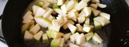 булочки с глазированными яблоками. Шаг 3