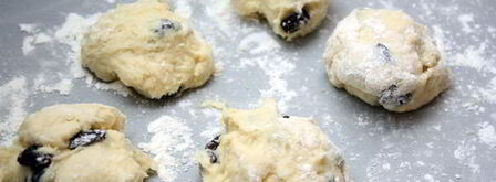 булочки с изюмом. Шаг 7