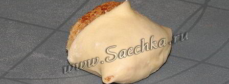 булочки с корицей в виде розочек. Шаг 7