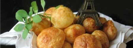 гужеры — крошечные булочки из заварного теста с сыром. Шаг 4