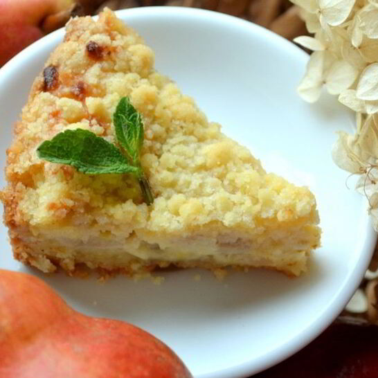 Рецепт королевская ватрушка с грушами