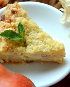 Королевская ватрушка с грушами