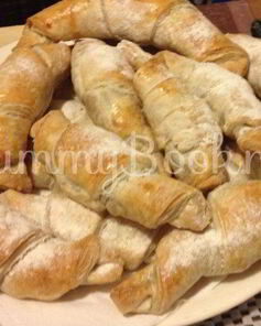 Круассаны с шоколадом и апельсиновой цедрой