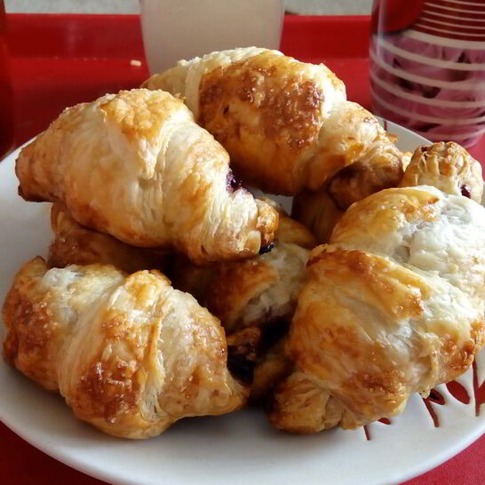 Рецепт круассаны с шоколадом