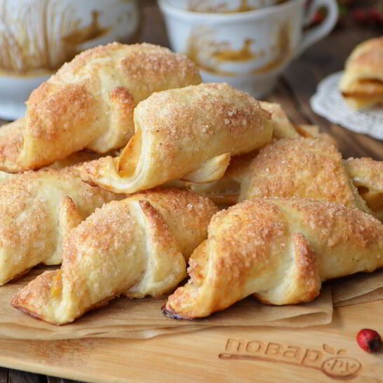 Рецепт круассаны в стиле яблочный пирог