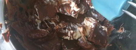 шоколадные булочки с начинкой. Шаг 3