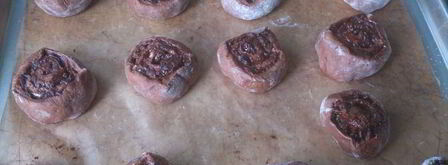 шоколадные булочки с начинкой. Шаг 7