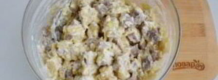 сырные булочки с мясной начинкой. Шаг 6