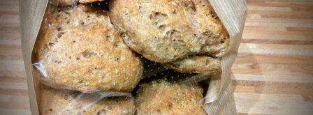 творожные булочки на цельнозерновой муке. Шаг 7