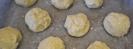 творожные булочки с шоколадом. Шаг 9