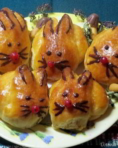Творожные булочки Зайчики
