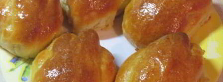 творожные булочки зайчики. Шаг 14