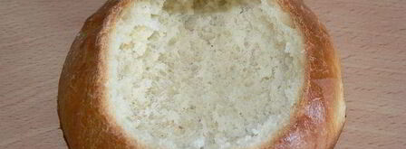 ужин в хлебной булочке. Шаг 9