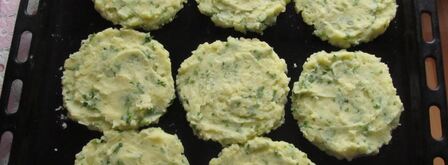 ватрушки картофельные с курицей. Шаг 6