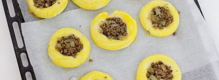 ватрушки с мясом. Шаг 9