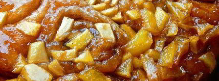 влажные коричные булочки в яблочной карамели. Шаг 7