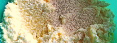 заливная ватрушка с бананами. Шаг 5