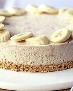 Банановый чизкейк без выпечки