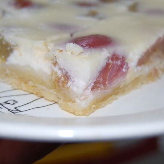 Рецепт безумие 6 чизкейк ревень с виноградом