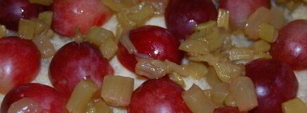 безумие 6 чизкейк ревень с виноградом. Шаг 2