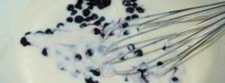 черничный чизкейк со сливками. Шаг 6