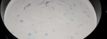 черничный чизкейк со сливками. Шаг 7