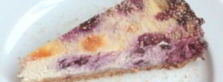 черничный чизкейк со сливками. Шаг 9