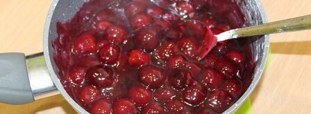 чизкейк на овсяной основе с вишней. Шаг 10