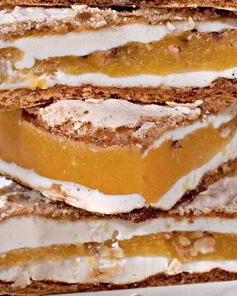 Чизкейк с абрикосовым желе