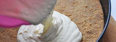 чизкейк с клубникой. Шаг 2