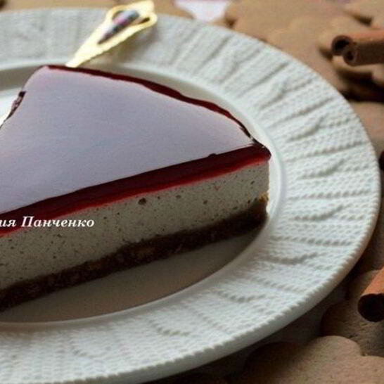 Рецепт чизкейк с пряностями и глинтвейном