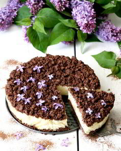 Чизкейк с шоколадной крошкой