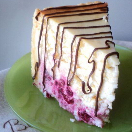 Рецепт чизкейк с вишней