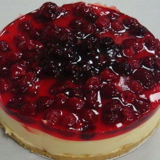 Рецепт чизкейк с ягодным топпингом