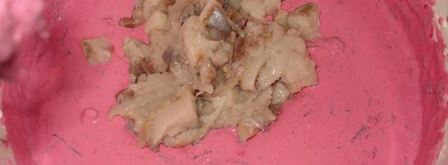 чизкейк свекольный с сельдью. Шаг 6