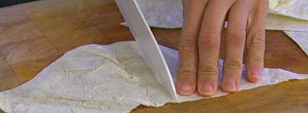 чизкейки со сладким перцем на листьях салата. Шаг 6