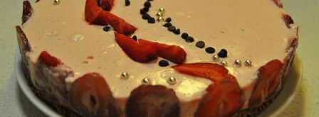 клубничный чизкейк с маршмеллоу. Шаг 11