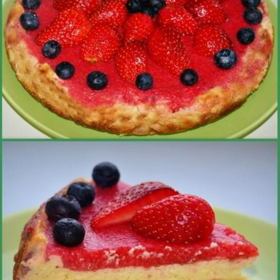 Рецепт клубничный чизкейк в мультиварке