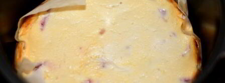 клубничный чизкейк в мультиварке. Шаг 4