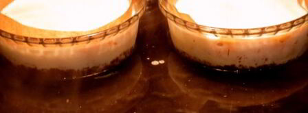 мини-чизкейки с черничным соусом. Шаг 5