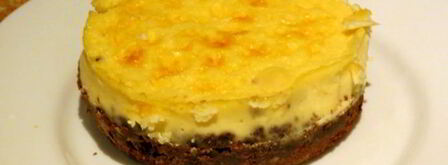 мини-чизкейки с черничным соусом. Шаг 6